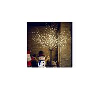 (7FT 400 LED, Warm White) Outdoor Pre-Lit Cherry Blossom Christmas Tree