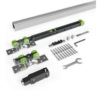 7FT/84in Sliding Pocket Door Track Kit - Aluminum(No Door)