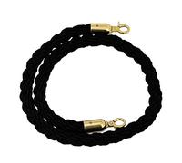 7ft Blad Hemp Rope Queue Divider - Twisted Design for Crowd Control at Events & Venues, Durable & Stylish, Multiple Lengths Available, Ideal for Organizing & Managing Crowds