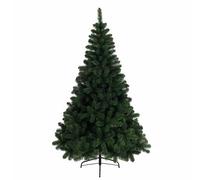 7ft Christmas Tree Artificial Bushy Pine Xmas Tree Hinged Metal Stand 2.1m