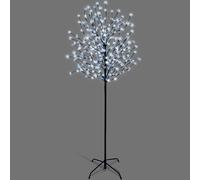 NETTA 7FT LED Cherry Blossom Tree, Pre-Lit 350 Lights, Auto-Off Timer and 8 Lighting Modes, 3M Power Cable, Suitable for Indoor and Outdoor Use - Cool White