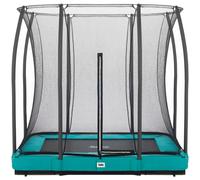 7ft x 5ft Salta Green Rectangular Comfort Edition Inground Trampoline with En...