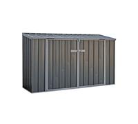 7ft5 x 2ft5 Mercia Absco Metal Bike Shed in Woodland Grey