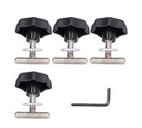 7H5883189E 4 Pieces Rail Locking T Bolts Rail Lock Rail Bolt Mounting Screws Replacement Accessory Suitable for T5/T6 Multivan Bus