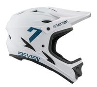 7iDP M1 Full Face Helmet - White / Blue, XL