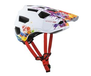 7iDP Project 21 Pro Open Face MTB Helmet - Lightweight, Advanced Protection for Downhill & Enduro (LTD. ED. Splatter, XS/S)