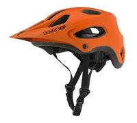 7iDP X2 Mountain Bike Helmet - Lightweight MTB Helmet for Men & Women, Trail & Enduro, Adjustable Fit, Breathable with Extended Rear Coverage. (Matte Orange, L/XL)
