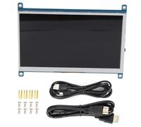 7IN DISPLAY SCREEN BACKLIGHT MONITOR HIGH RESOLUTION 1024X600 DRIVE COMPUTER ACCESSORIES FOR 3 2 1 4B ZERO OS X LINUX ANDROID CAPACITIVE TOUCH SCREEN (7IPS Non-Touch Version)