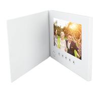 7in Video Greeting Card, Portable Wedding Video Book Wedding Video Album,IPS Display Rechargeable Battery for Christmas Anniversary,Digital Video Greeting Card