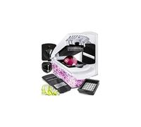 7in1 Vegetable Chopper Mandoline Vegetable Slicer with Spiralizer Blades Onion Chopper Food Chopper Manual Mandolin Slicer Potato Slicer Veg Cutter