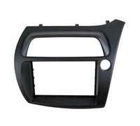 7INCH 2 Din Fascia Radio Dvd Stereo Cd Panel Dash Mounting Trim Kit Face Frame For Civic Hatchback 2006 2007 2008 2009 2010 2011(LHD)
