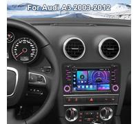 7inch Android 13 Car Stereo for Audi A3 2003-2012, 2+64GB Touchscreen Display Radio Multimedia Player Head Unit with Carplay Android Auto WiFi Bluetooth 5.1 DAB RDS Radio External Microphone