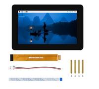 7inch DSI Capacitive Touch Screen Display - 1280x720 IPS Panel, 10-Point Touch, Optical Bonding & Anti-Fingerprint Glass, Fits Raspberry Pi, ESP32-P4, RK3506/RK3576 for Programming & Development