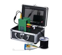 7inch Fishfinder Underwater Fishing Camera Double Lamp 30LEDs 15M 30M 50M Waterproof For ICE/Sea/River(50M with DVR)