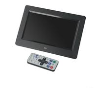 7Inch Full View Screen Digital Photo Frame, Multifunctional HD Display Picture Frame, For User Of All Ages, For Occasion Like Birthday, Family Reunion(Is black)