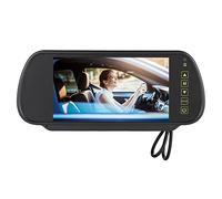 7inch Rear View Mirror, DC12-24V Digital LCD Car Monitor Screen, Backup Rearview Mirror with AV1 AV2 Video Interface, for Rear View Camera