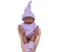 7inch Soft Vinyls Miniature Baby Dolls Life Like Reborns Toy Figure Easy Carrying For Everyday Comforting Parenting Game Life Like