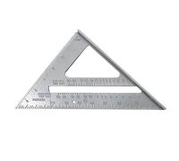 7inches Aluminium Alloy Roofing Square Triangle Measuring Gauges Guide Tool For Angle Measurement Carpenter Wood Square Multifunctional Protector Roofer Ruler