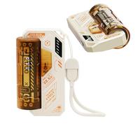 7JI Removable Portable Power Bank 5000 mAh, PD 22.5 W Fast Charger, Type C Bi-Directional Reversible Charging Technology, Suitable for the Entire iPhone Series, Compatible with Multiple Protocols