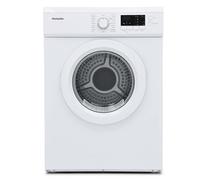 7kg Vented Freestanding Tumble Dryer In White With Sensor - Montpellier MVSD7W