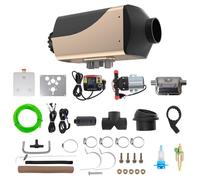7KW Diesel Air Heater, 12V Parking Fuel Air Heater & Water Heater Integrated Machine, 6 Gallon RV Tank Water Heater, Diesel Heater with LCD & Repair Kit, Auto Temp Control, for Trucks, RV, Boat