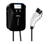 7kW EV Charger | 7.4kW Type 2 Tethered Home EV Charger | 3 Year Warranty | Smart WiFi App & RFID | Scheduled Charging | Built-in PEN Fault Protection | 32A Single Phase | Wall Mounted | Black