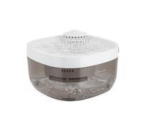 7L/1.85gal Bucket Cat Drinking Fountains Cat Water Fountain Pet Water Dispenser with Two Filter Elements for Kitchen, Bedroom, Balcony, Living Room, White