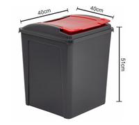 7L/8L/21L/25L/50L Waste Storage Dustbin Rubbish Trash Garbage Bin Garden Kitchen