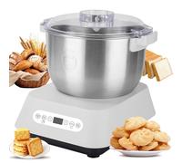 7L Dough Mixer,Stainless Steel Dough Mixer,Electric Dough Maker with Ferment Function,Automatic Kneading Machine,Thermostatic Fermentation,Intelligent Timer,With Replaceable Blade,Stand Mixer