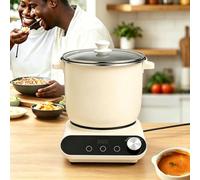 7L Electric Swallow Food Maker, Multi-Functional Fufu Maker Machine with Led Touch Screen, for Pounded Yam, Banku, Amala, Mashed Potatoes, Serve 5 To 7 People