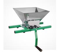 7L Manual Fruit Crusher Steel Fruit and Apple Scratter Pulper for Cider Alcohol Shredder