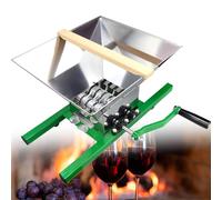 7L Manual Grape Grinder, Portable Apple Pulper Grinder, Homemade Cider Crusher, for Fruits, Vegetables, Wine Grape Crusher B