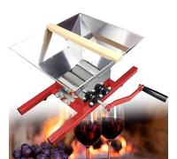 7L Manual Grape Grinder, Portable Apple Pulper Grinder, Homemade Cider Crusher, for Fruits, Vegetables, Wine Grape Crusher A