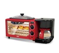 7L Multi-functional Oven With Air Fryer & Visual Window - All-in-One Home Baking, Frying & Roasting Appliance(Red)
