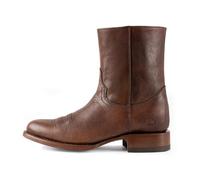 7L SIETE LEGUAS - Men's Leather Cowboy Zip Boot with Leather Sole style 11200, Paddock Whiskey, 5.5 UK