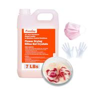 7LBs 3-in-1 Fonday Silica Gel Drying Flower Crystals for Wedding Bouquet Preservation with Gloves and Mask Colour Indication Reusable Size Beads Less than 1 mm
