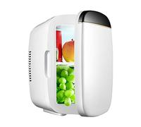 7LiuYueFei6 6L Mini Fridge, Home/Car Cooler, Insulin Refrigerated Box, Cold/Warm Dual Purpose Food And Drink Freezer/Incubator, 12v/220v (White)
