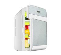 7LiuYueFei6 Mini Fridge -20l Car Cooler Warmer Home Wine Freezer, Multi-Function Small Refrigerator, Double Door Three-Layer Temperature Control, Hot And Cold Ac/Dc