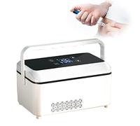 7LiuYueFei6 Mini Insulin Cooler Portable Car Refrigerator Drug Cooler Home Outdoor Organizer Diabetic Medicine Travel Case 2-8°C Medical Refrigerator tat