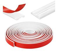 7m × 28mm Peel and Stick Wall Moulding Panels, TPE Dado Rail Self Adhesive Flexible Panelling Kits White Wall Molding Trim for Home DIY Decoration