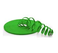 7m - CAT6 flat network patch cable (green - 1 piece) 1000 Mbit/s Gigabit LAN flat cable CAT.6 Slim Micro installation cable