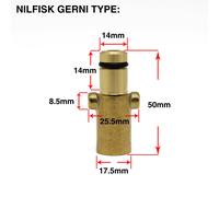 7m Flexible Drain Hose - Home Use with Retrojet Nozzle - Gerni Nilfisk