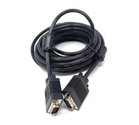 7m VGA to VGA Cable 15 pin SVGA Male to Male for Monitor Computer PC Laptops TV Projectors Extension Lead, HD15 All Data Pins Connected 23ft Black