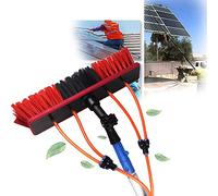 7m Water-Fed Window Cleaning Kit with 50cm Brush Head, Extendable Cleaner for Greenhouse Roofs, Solar Panels, and Multi- Use