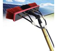 7m Window Cleaning Kit - Telescopic Pole with 50cm Brush Head, Ideal for Conservatory & Solar Panel Cleaning, Professional Water Fed System for Effortless Window Care