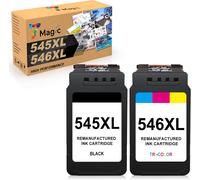 7Magic PG-545 XL CL-546 XL Compatible for Canon 545 546 Ink Cartridges 545XL 54