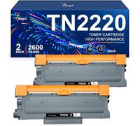 7Magic TN2220 Toner Cartridge Compatible with Brother TN2220 TN2010 Toner for Brother MFC-7360N DCP-7055 HL-2130 DCP-7060D MFC-7460DN HL-2240 HL-2250DN DCP-7070DW DCP-7055W FAX-2840 (Black, 2-Pack)