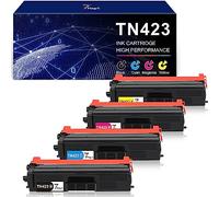 7Magic TN423 Compatible Toner Cartridges Replacement for Brother TN-423 TN-421 TN421 for HL-L8260CDW HL-L8360CDW MFC-L8690CDW MFC-L8900CDW DCP-L8410CDW DCP-L8410CDN (Black Cyan Magenta Yellow, 4-Pack)