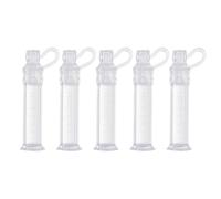 7ML Human Milk Storage Silicone Tube Medical Grade Substance Temperature Immune Plan Compact Transporting Answer for Lactating Women Silicone Human Milk Collector Tube