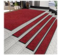 7mm Commercial Door Mat, Rubber Border Heavy Duty Door Mat | Backed Utility Doormat Heavy Duty Floor Rugs Commercial Outdoor Carpet Indoor Outdoor Entrance Mat(300x1800mm-11.8x70.8in)